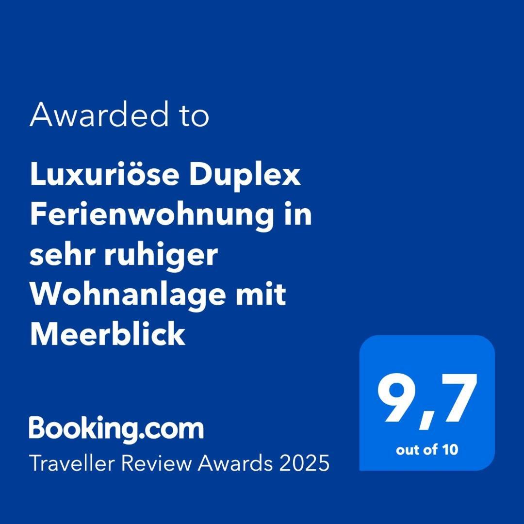 Luxurioese Duplex Ferienwohnung In Sehr Ruhiger Wohnanlage Mit Meerblick Palm-mar Exteriör bild