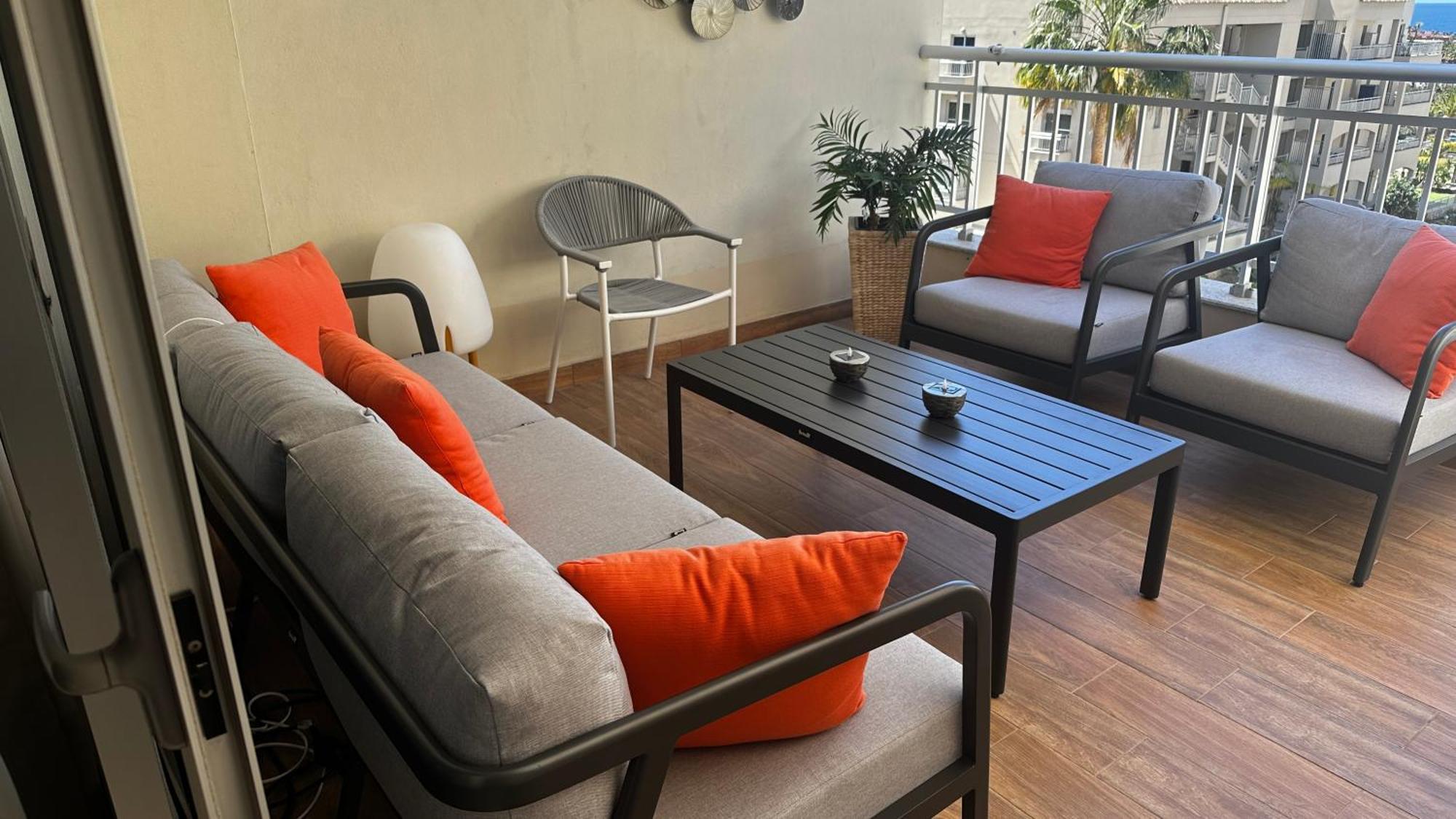 Luxurioese Duplex Ferienwohnung In Sehr Ruhiger Wohnanlage Mit Meerblick Palm-mar Exteriör bild