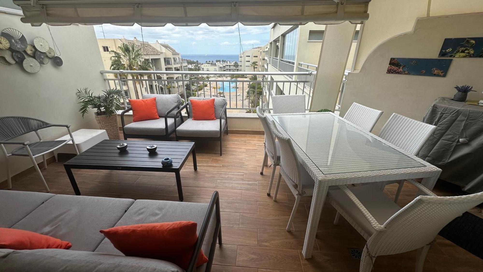 Luxurioese Duplex Ferienwohnung In Sehr Ruhiger Wohnanlage Mit Meerblick Palm-mar Exteriör bild