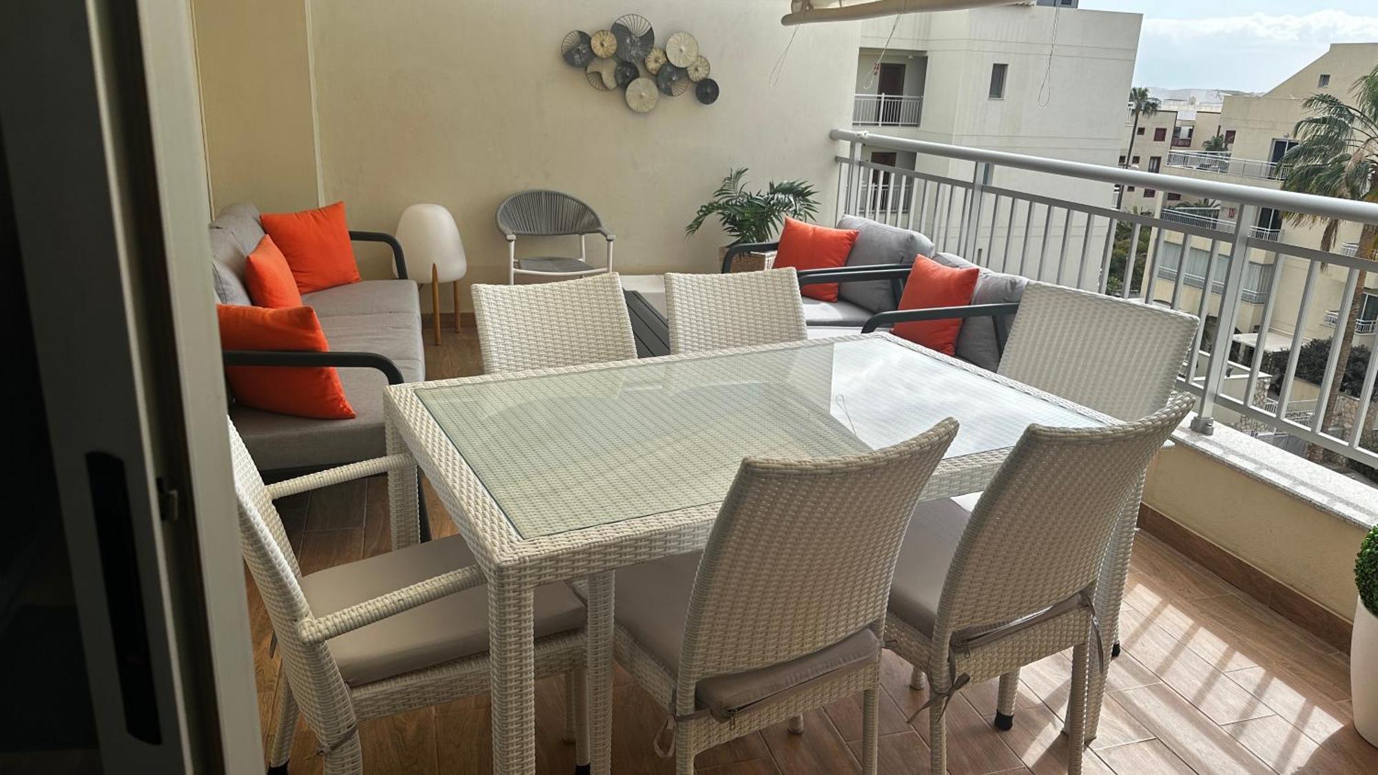 Luxurioese Duplex Ferienwohnung In Sehr Ruhiger Wohnanlage Mit Meerblick Palm-mar Exteriör bild